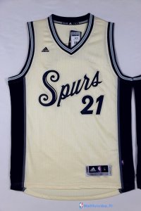 Maillot NBA Pas Cher Noël San Antonio Spurs Duncan 21 Blanc