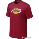 T-Shirt NBA Pas Cher Los Angeles Lakers Bordeaux