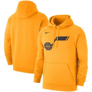 Utah Jazz Nike Gold 2019/20 Statement Edition Club Pullover Hoodie