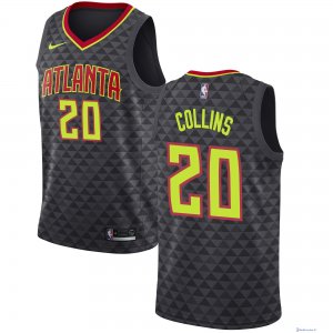 Maillot NBA Pas Cher Atlanta Hawks John Collins 20 Noir Icon 2017/18