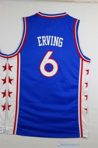 Maillot NBA Pas Cher Philadelphia Sixers Julius Erving 6 Bleu