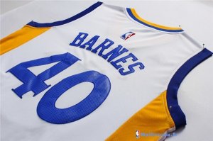 Maillot NBA Pas Cher Golden State Warriors Harrison Barnes 40 Blanc