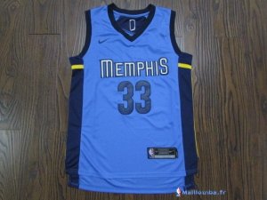 Maillot NBA Pas Cher Memphis Grizzlies Pau Gasol 33 Bleu Statement 2017/18