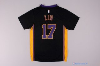 Maillot NBA Pas Cher Los Angeles Lakers Jeremy Lin 17 Noir MC