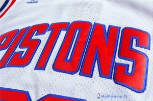 Maillot NBA Pas Cher Detroit Pistons Grant Hill 33 Retro Blanc