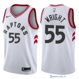Maillot NBA Pas Cher Toronto Raptors Delon Wright 55 Blanc Association 2017/18