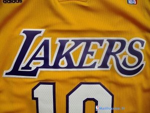 Maillot NBA Pas Cher Los Angeles Lakers Steve Nash 10 Jaune