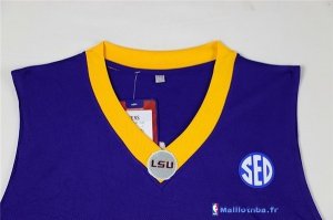 Maillot NCAA Pas Cher LSU Bobby Simmons 25 Pourpre