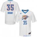 Maillot NBA Pas Cher Oklahoma City Thunder Kevin Durant 35 Blanc