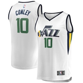 Mike Conley Utah Jazz Fanatics Branded White Fast Break Replica Jersey - Association Edition