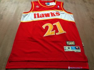 Maillot NBA Pas Cher Atlanta Hawks Dominique Wilkins 21 Rouge