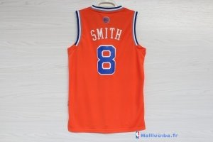 Maillot NBA Pas Cher New York Knicks J.R.Smith 8 Orange Bleu