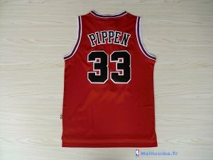 Maillot NBA Pas Cher Chicago Bulls Scottie Pippen 33 Rouge