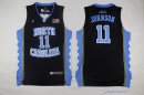 Maillot NCAA Pas Cher North Carolina Johson 11 Noir