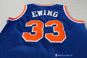 Maillot NBA Pas Cher New York Knicks Patrick Ewing 33 Bleu