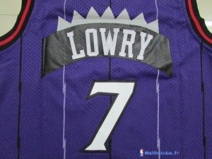 Maillot NBA Pas Cher Toronto Raptors Junior Kyle Lowry 7 Retro Pourpre