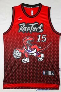 Maillot NBA Pas Cher Toronto Raptors Vince Carter 15 Retro Rouge