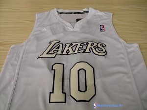 Maillot NBA Pas Cher Noël Los Angeles Lakers Blanc Nash 10