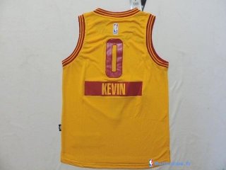 Maillot NBA Pas Cher Cleveland Cavaliers Junior Kevin Love 0 Jaune