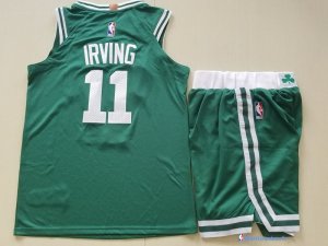 Maillot NBA Pas Cher Boston Celtics Junior Kyrie Irving 11 Ensemble Complet Vert