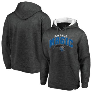 Orlando Magic Fanatics Branded GrayWhite Big & Tall Steady Fleece Pullover Hoodie