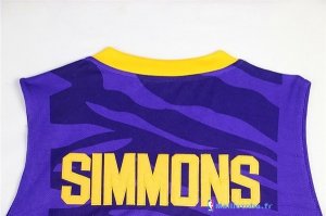 Maillot NCAA Pas Cher LSU Bobby Simmons 25 Pourpre