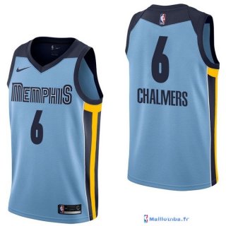 Maillot NBA Pas Cher Memphis Grizzlies Mario Chalmers 6 Bleu Statement 2017/18