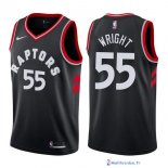 Maillot NBA Pas Cher Toronto Raptors Delon Wright 55 Noir Statement 2017/18