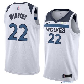 Maillot NBA Pas Cher Minnesota Timberwolves Andrew Wiggins 22 Blanc 2017/18