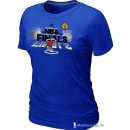 T-Shirt NBA Pas Cher Femme Miami Heat Bleu Profond 1