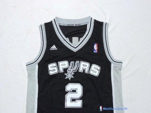 Maillot NBA Pas Cher San Antonio Spurs Junior Kawhi Leonard 2 Noir