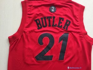 Maillot NBA Pas Cher Noël Chicago Bulls Jimmy Butler 21 Rouge