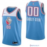 Maillot NBA Pas Cher Sacramento Kings Willie Cauley Stein 0 Nike Bleu Ville 2017/18