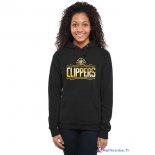 Survetement NBA Pas Cher Los Angeles Clippers Femme Noir Or