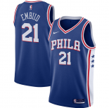 Maillot Philadelphia 76ers Joel Embiid Nike Royal 2020/21