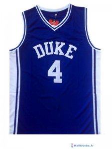 Maillot NCAA Pas Cher Duke J.J.Rougeick 4 Bleu