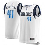 Dallas Mavericks Dirk Nowitzki Fanatics Branded White Fast Break Replica Jersey - Association Edition