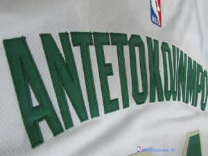 Maillot NBA Pas Cher Milwaukee Bucks Giannis Antetokounmpo 34 Blanc