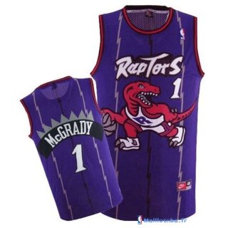 Maillot NBA Pas Cher Toronto Raptors Tracy McGrady 1 Retro Pourpre