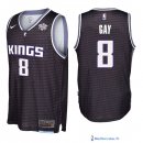 Maillot NBA Pas Cher Sacramento Kings Rudy Gay 8 Nike Bleu Ville 2017/18