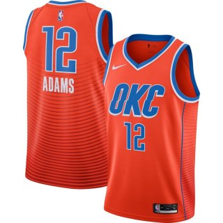 Oklahoma City Thunder Steven Adams Nike Orange Finished Swingman Jersey - Statement Edition