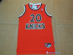 Maillot NBA Pas Cher New York Knicks Allan Houston 20 Orange