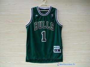 Maillot NBA Pas Cher Chicago Bulls Derrick Rose 1 Vert