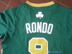 Maillot NBA Pas Cher Boston Celtics Rajon Rondo 9 Vert MC