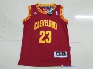 Maillot NBA Pas Cher Cleveland Cavaliers Junior LeBron James 23 Rouge