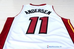 Maillot NBA Pas Cher Miami Heat Chris Andersen 11 Blanc Rouge