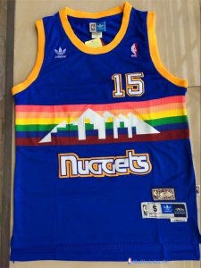 Maillot NBA Pas Cher Denver Nuggets Carmelo Anthony 15 Bleu