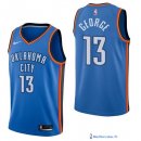 Maillot NBA Pas Cher Oklahoma City Thunder Paul George 13 Bleu Icon 2017/18