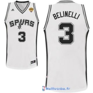 Maillot NBA Pas Cher Finales San Antonio Spurs Belinelli 3 Blanc