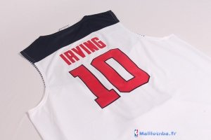 Maillot NBA Pas Cher USA 2014 Irving 10 Blanc